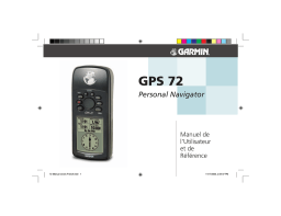 Garmin GPS 72™ Manuel utilisateur