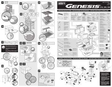 Genesis Advanced Technologies Gas Grill 310 Manuel utilisateur | Fixfr