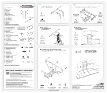 Init 08-1482 TV Video Accessories User Manual | Fixfr