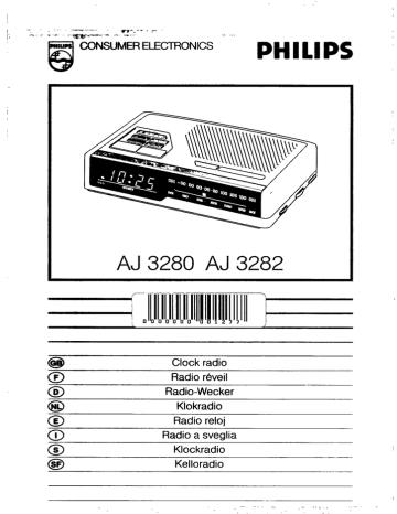 Magnavox AJ3282 Clock Radio User Manual | Fixfr