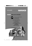 Magnavox MAS85 Stereo System User Manual