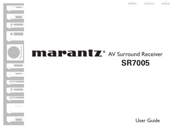 Marantz Home Theater System SR7005 Manuel utilisateur | Fixfr