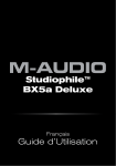 M-Audio BX5a Deluxe Speaker User Manual