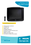 Philips 25/28PT5205 CRT Television User Manual