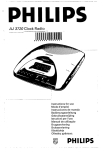 Philips AJ 3720/00 Clock Radio User Manual