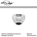 SkyLink SA-001S Automobile Alarm User Manual