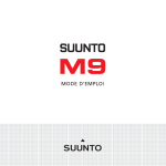 Suunto D4 Watch User Manual