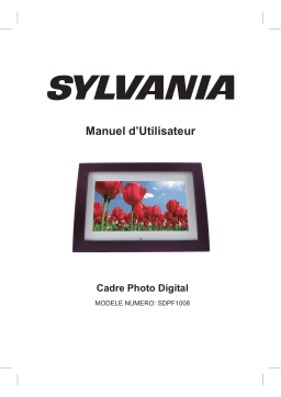 Sylvania Digital Photo Frame SDPF1008 Manuel utilisateur