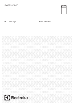 Electrolux EW6T3376HZ Manuel utilisateur