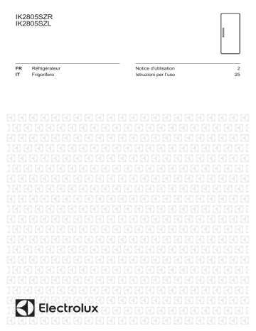 IK2805SZL | Electrolux IK2805SZR Manuel utilisateur | Fixfr