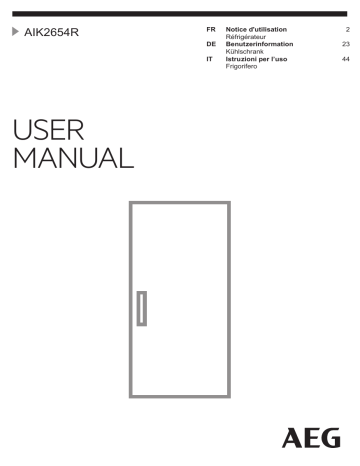 AEG AIK2654R Manuel utilisateur | Fixfr