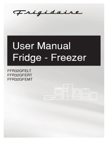 Frigidaire FFR32GFERT Manuel utilisateur | Fixfr