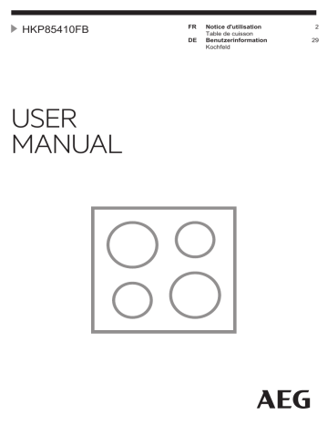 AEG HKP85410FB Manuel utilisateur | Fixfr