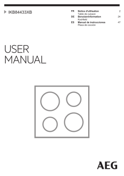 AEG IKB84433XB Manuel utilisateur