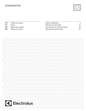 Electrolux EHH6340FOK Manuel utilisateur | Fixfr
