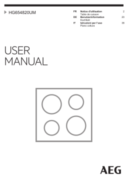 AEG HG654820UM Manuel utilisateur