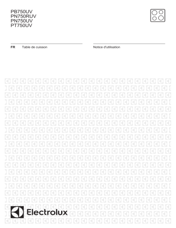PT750UV | PN750UV | PN750RUV | Electrolux PB750UV Manuel utilisateur | Fixfr