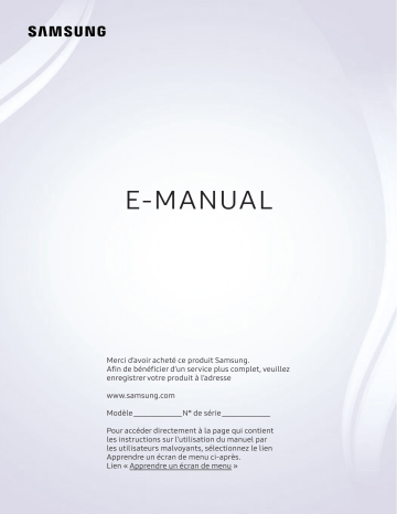 QA65Q8CNAS | QA55Q8CNAK | UA65NU7300K | QA55Q7FAMS | UA49NU7100K | QA65Q6FNAS | UA49NU7100R | UA65NU8500K | UA55NU7300S | UA55NU7100R | UA65NU7100R | UA55NU8000K | UA43NU7100K | QA65Q8CNAR | QA75Q6FNAK | Samsung UA65NU7100S Manuel utilisateur | Fixfr