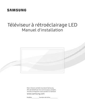 HG43EF690DB | HG49EF690DB | HG55EF690DB | Samsung HG32EF690DB Manuel utilisateur | Fixfr