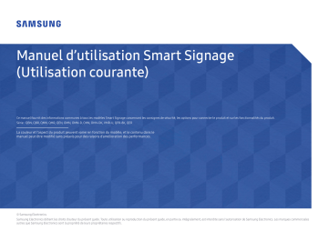 Samsung QE82N Manuel utilisateur | Fixfr