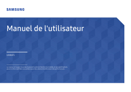 Samsung UH46F5 Manuel utilisateur