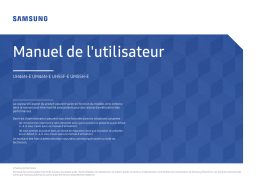 Samsung UH55F-E Manuel utilisateur