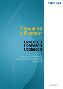 Samsung U24E850R Manuel utilisateur