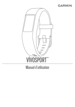 Garmin vívosport® Manuel utilisateur