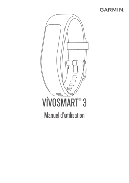 Garmin vívosmart® 3 Manuel utilisateur