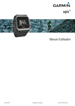 Garmin epix™ Manuel utilisateur