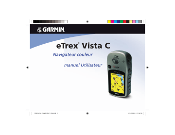 Garmin eTrex Vista® C Manuel utilisateur | Fixfr
