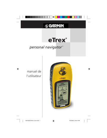 Garmin eTrex®, RoHS-compliant Manuel utilisateur | Fixfr