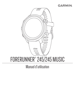 Garmin Forerunner® 245 Manuel utilisateur