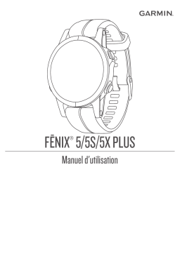 Garmin fēnix® 5S Plus Manuel utilisateur