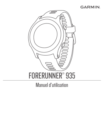 Garmin Forerunner® 935 Manuel utilisateur | Fixfr