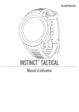Garmin Instinct® – Tactical Edition Manuel utilisateur
