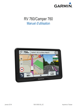 Garmin RV 760LMT Manuel utilisateur