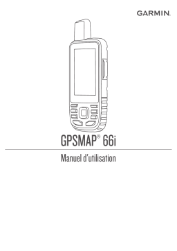 Garmin GPSMAP® 66i Manuel utilisateur