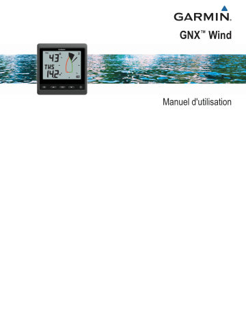 Garmin GNX™ Wind Marine Instrument Manuel utilisateur | Fixfr