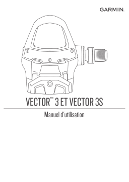 Garmin Vector™ 3 Manuel utilisateur