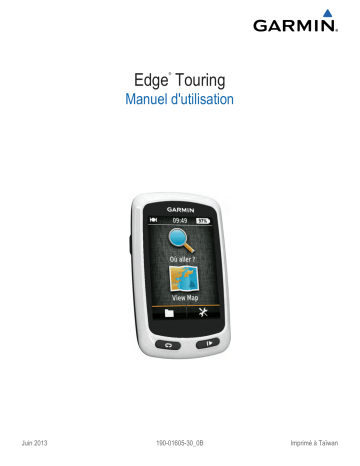 Garmin Edge® Touring Plus Manuel utilisateur | Fixfr