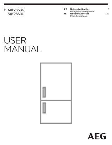 AIK2853R | AEG AIK2853L Manuel utilisateur | Fixfr