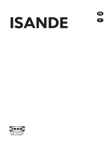 IKEA ISANDE Manuel utilisateur | Fixfr