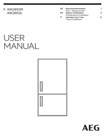 AIK2853R | AEG AIK2853L Manuel utilisateur | Fixfr