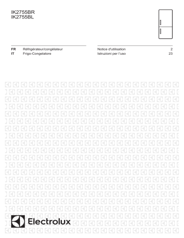 IK2755BR | Electrolux IK2755BL Manuel utilisateur | Fixfr