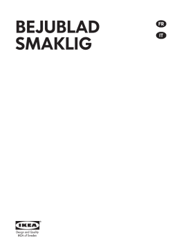 IKEA SMAKLIG Manuel utilisateur