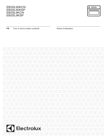 EB3SL9KSP | EB3SL9KCN | EB3SL90KCN | Electrolux EB3SL90KSP Manuel utilisateur | Fixfr