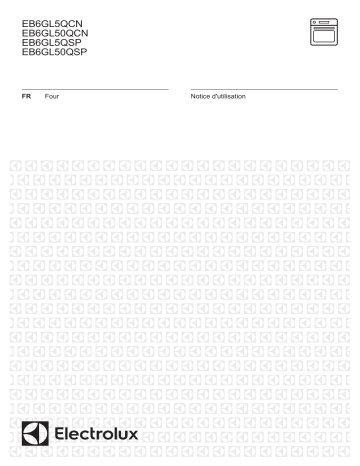 EB6GL5QCN | EB6GL50QSP | EB6GL50QCN | Electrolux EB6GL5QSP Manuel utilisateur | Fixfr