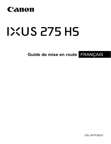 Canon IXUS 275 HS Manuel utilisateur | Fixfr