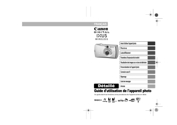 Canon Digital IXUS Wireless Manuel utilisateur | Fixfr